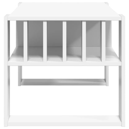 Tavolino da salotto Bianco 92 x 49,5 x 45 cm Legno multistrato | homemem39