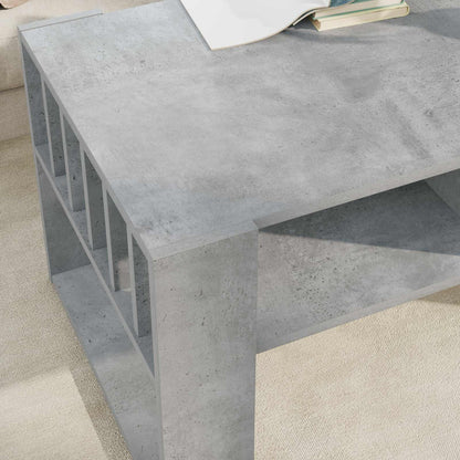 Tavolino da salotto Grigio cemento 92 x 49,5 x 45 cm | homemem39