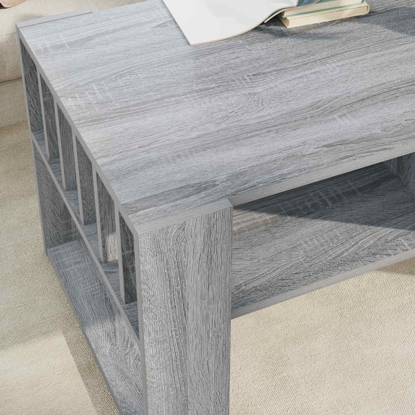 Tavolino da salotto Grigio Sonoma 92 x 49,5 x 45 cm | homemem39