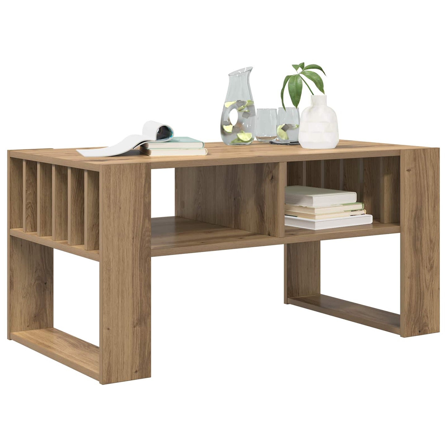 Tavolino da salotto Rovere artigianale 92 x 49,5 x 45 cm | homemem39