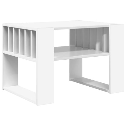 Tavolino da salotto Bianco 66 x 49,5 x 45 cm Legno multistrato | homemem39