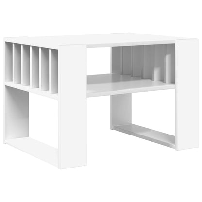 Tavolino da salotto Bianco 66 x 49,5 x 45 cm Legno multistrato | homemem39