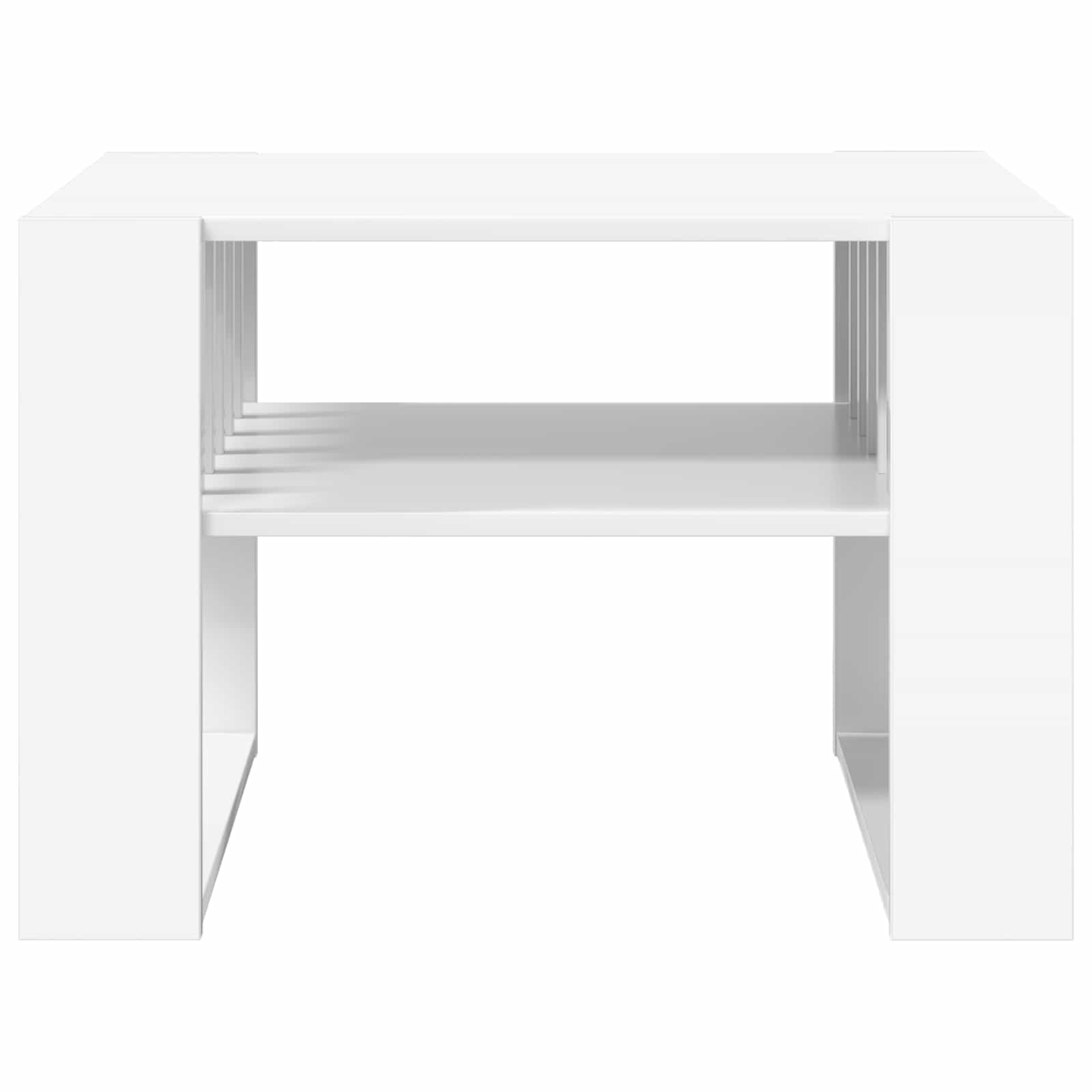 Tavolino da salotto Bianco 66 x 49,5 x 45 cm Legno multistrato | homemem39