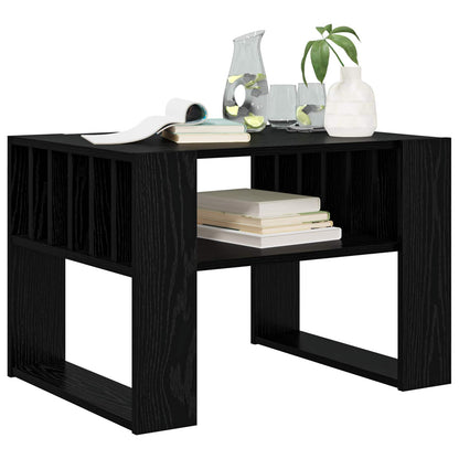 Tavolino da salotto Rovere Nero 66 x 49,5 x 45 cm
