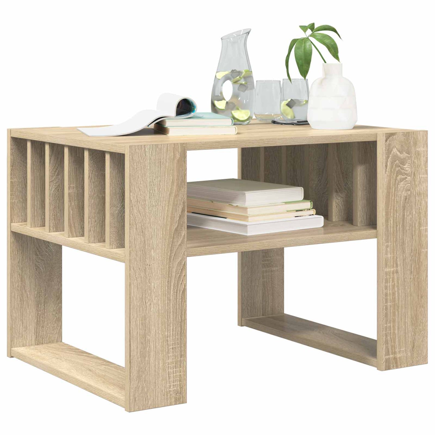 Tavolino da salotto Rovere Sonoma 66 x 49,5 x 45 cm | homemem39