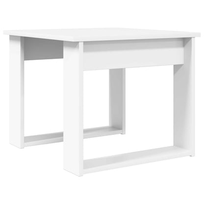 Set di Tavolini da Caffè 2 pcs Bianco Legno multistrato | homemem39