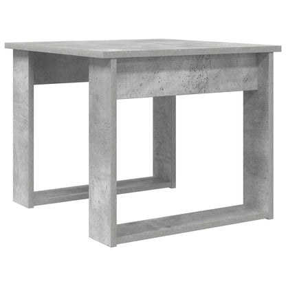 Set di Tavolini da Caffè 2 pcs Grigio cemento Legno multistrato | homemem39