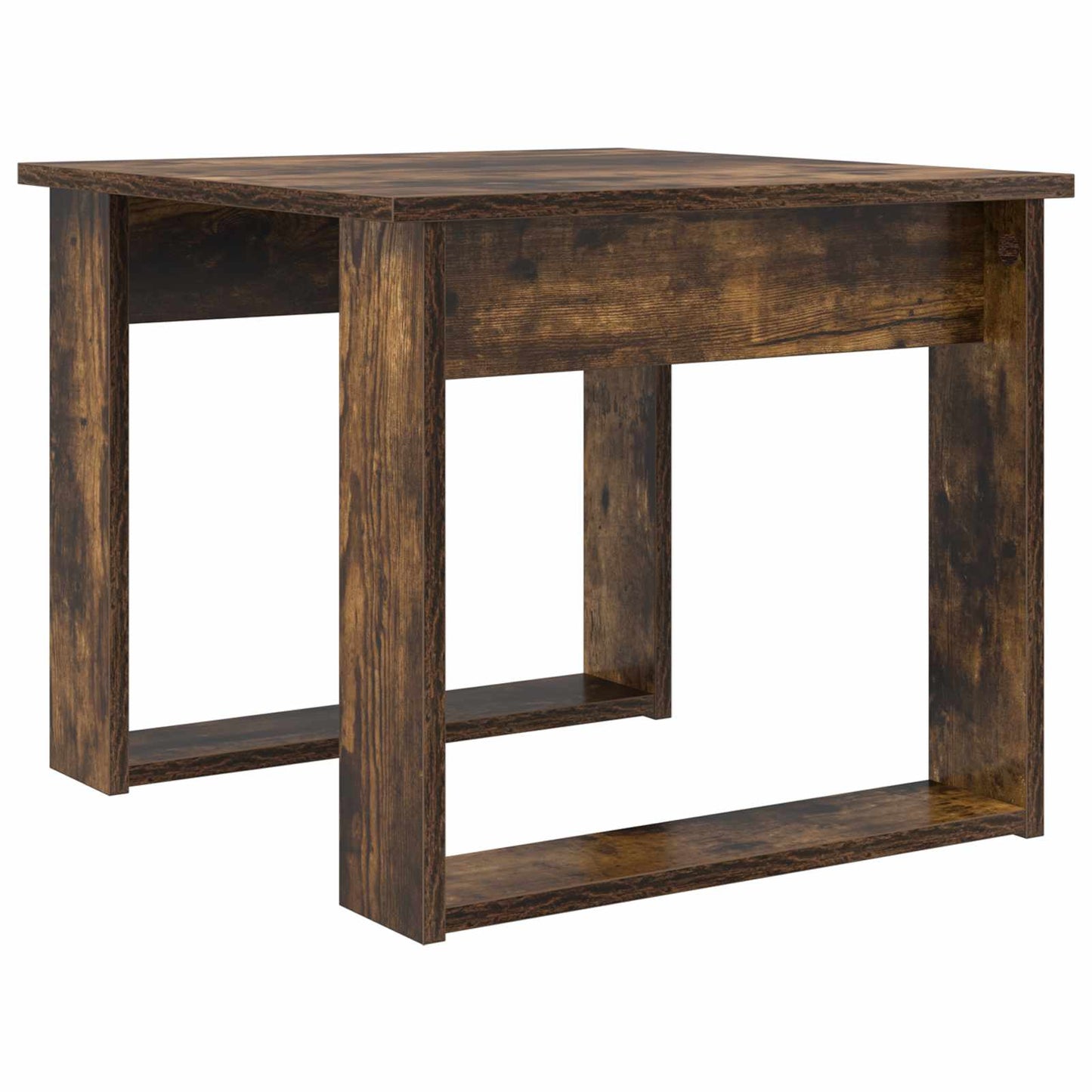 Set di Tavolini da Caffè 2 pcs Rovere fumé Legno multistrato | homemem39