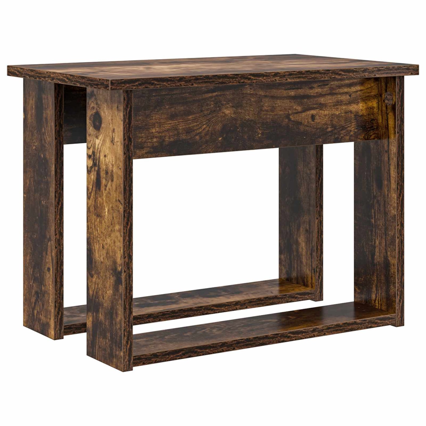 Set di Tavolini da Caffè 2 pcs Rovere fumé Legno multistrato