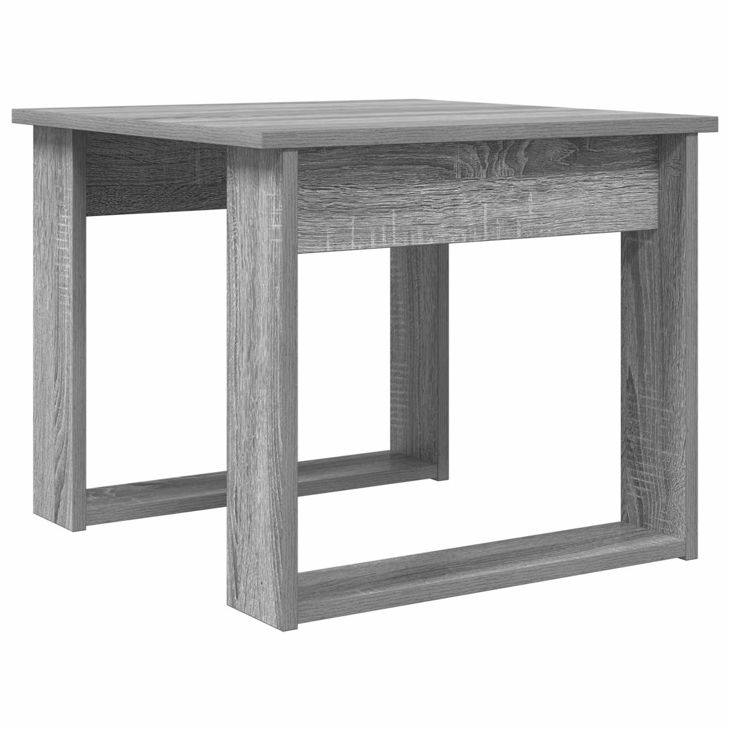 Set di Tavolini da Caffè 2 pcs Grigio Sonoma Legno multistrato | homemem39