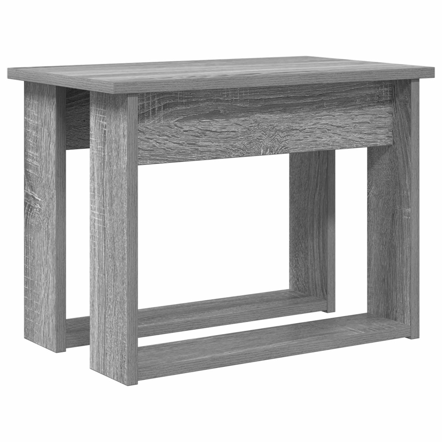 Set di Tavolini da Caffè 2 pcs Grigio Sonoma Legno multistrato | homemem39