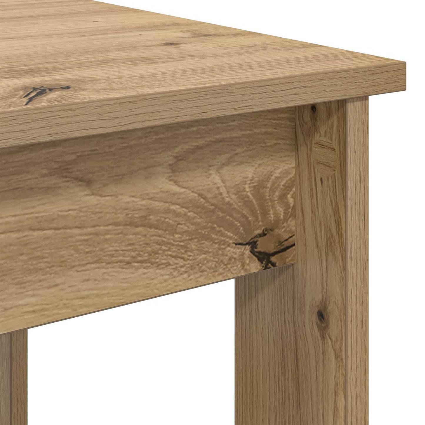 Set di Tavolini da Caffè 2 pcs Rovere artigianale