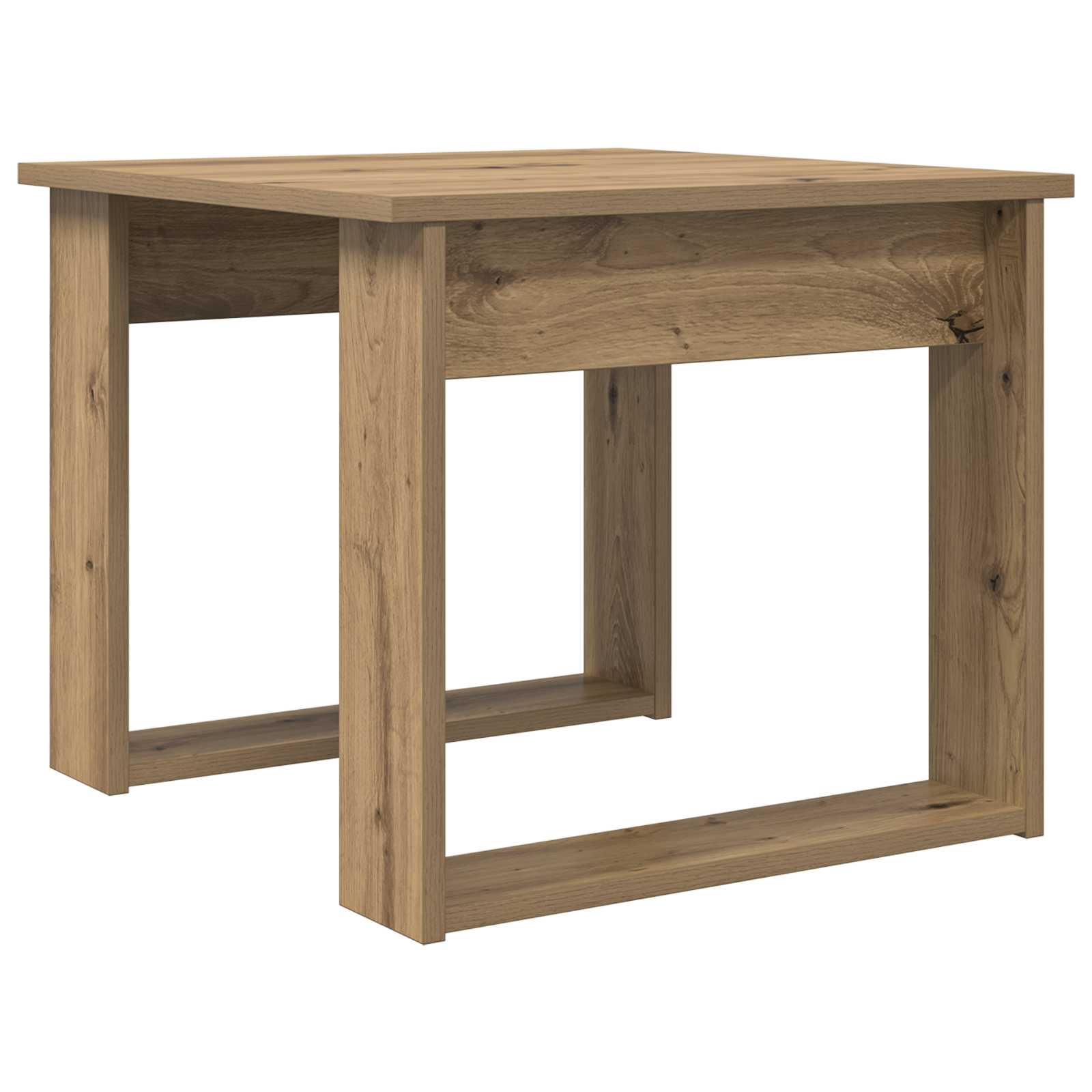 Set di Tavolini da Caffè 2 pcs Rovere artigianale | homemem39