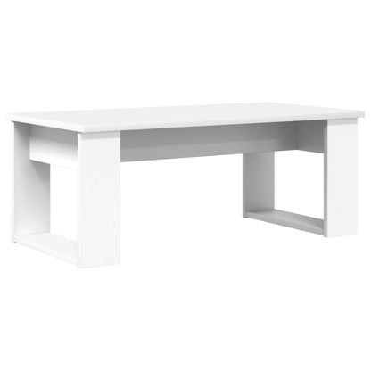 Set di Tavolini da Caffè 2 pcs Bianco Legno multistrato | homemem39