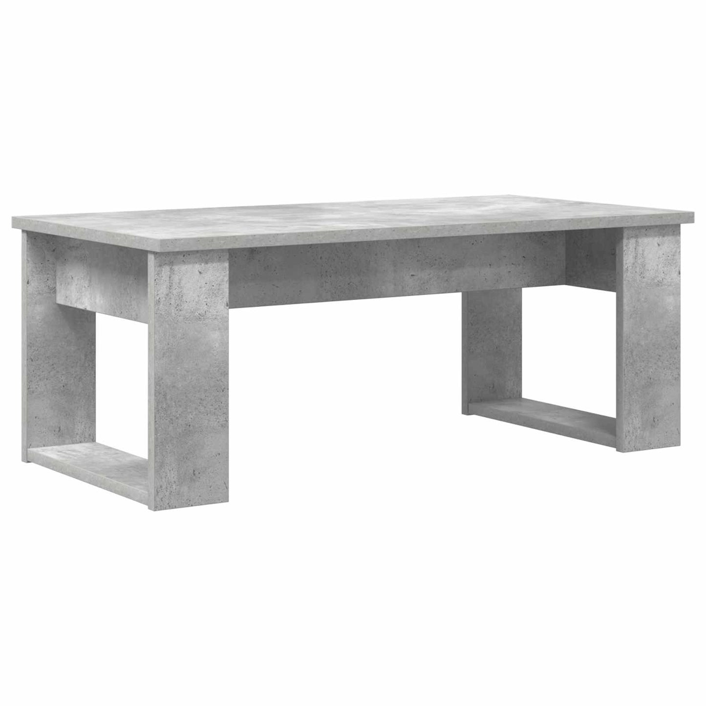 Set di Tavolini da Caffè 2 pcs Grigio cemento Legno multistrato | homemem39