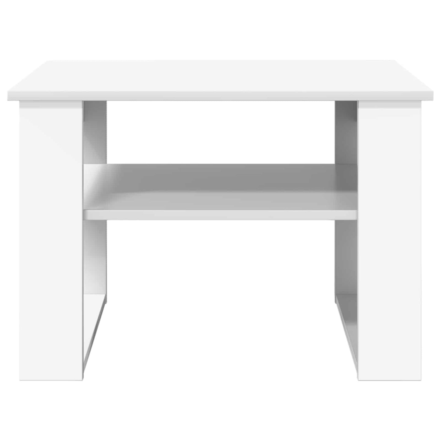 Tavolino da salotto Bianco 64 x 54 x 44 cm Legno multistrato | homemem39