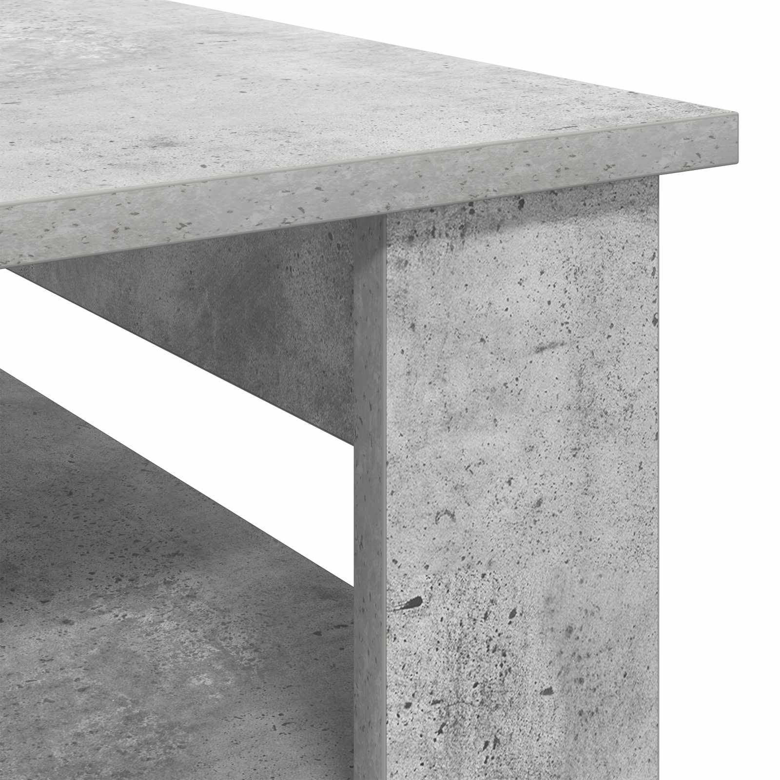 Tavolino da salotto Grigio cemento 64 x 54 x 44 cm | homemem39