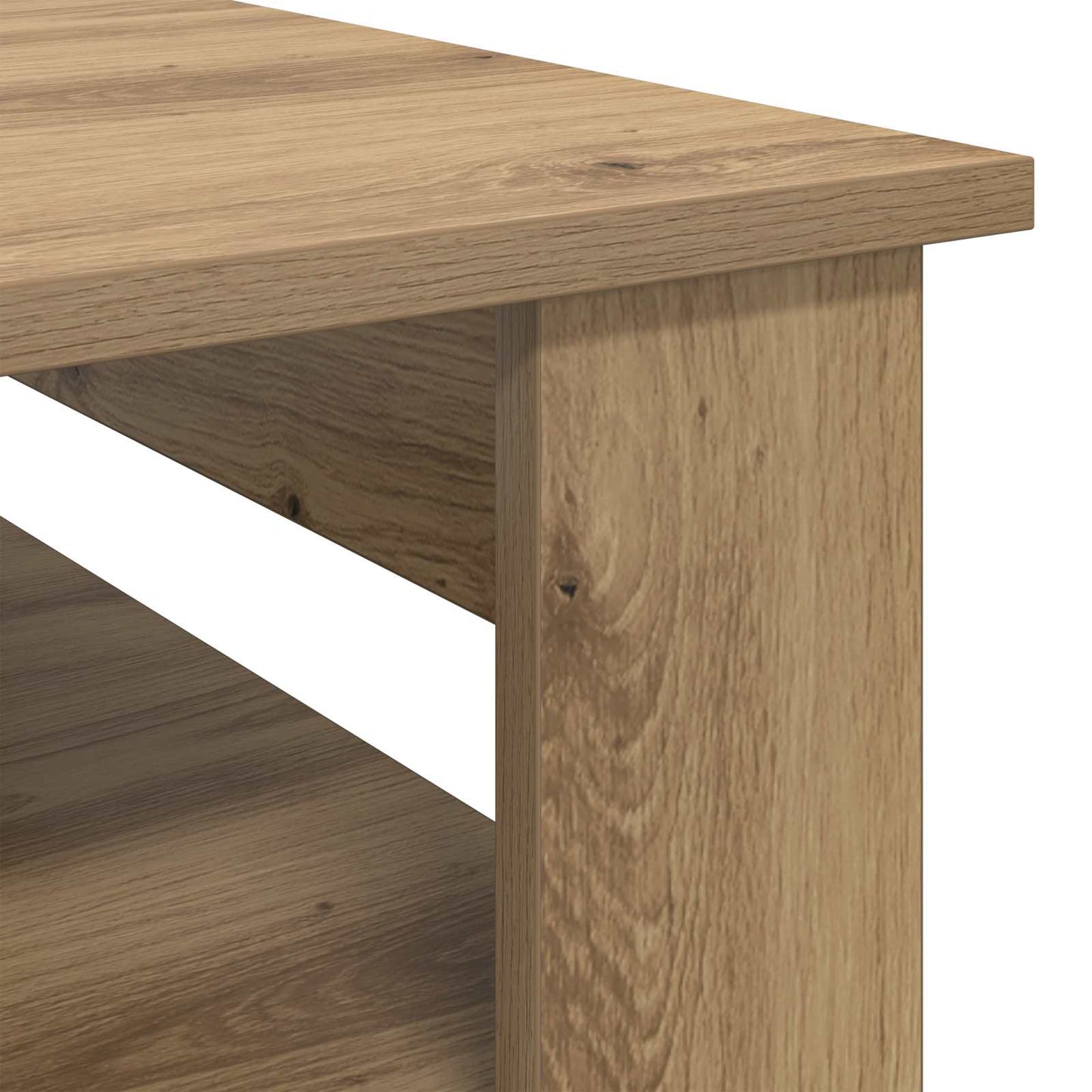 Tavolino da salotto Rovere artigianale 64 x 54 x 44 cm | homemem39