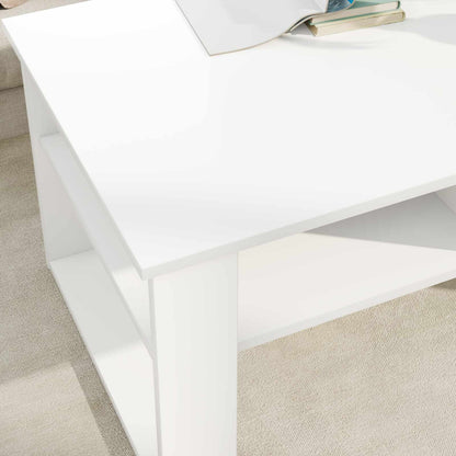 Tavolino da salotto Bianco 96 x 54 x 44 cm Legno multistrato | homemem39