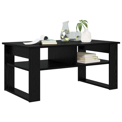 Tavolino da salotto Rovere Nero 96 x 54 x 44 cm | homemem39