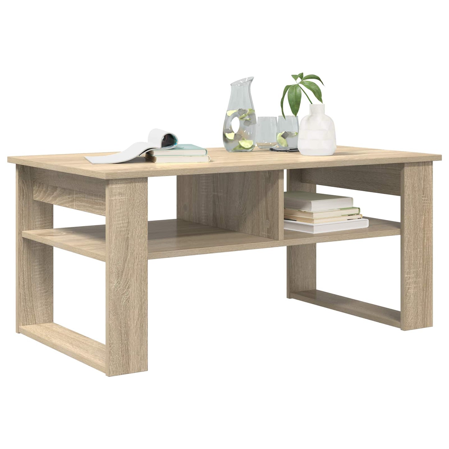 Tavolino da salotto Rovere Sonoma 96 x 54 x 44 cm | homemem39