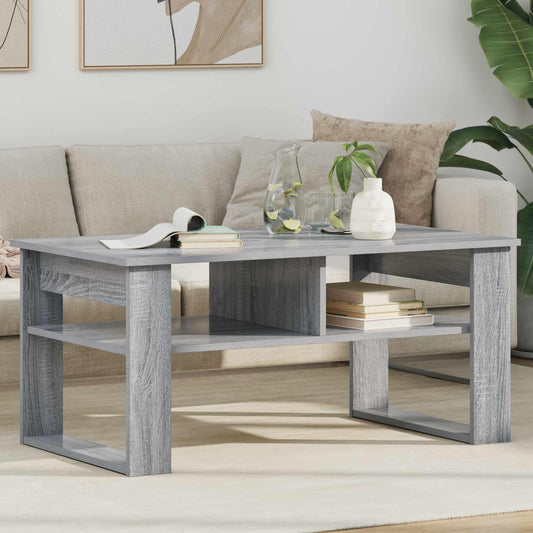 Tavolino da salotto Grigio Sonoma 96 x 54 x 44 cm | homemem39