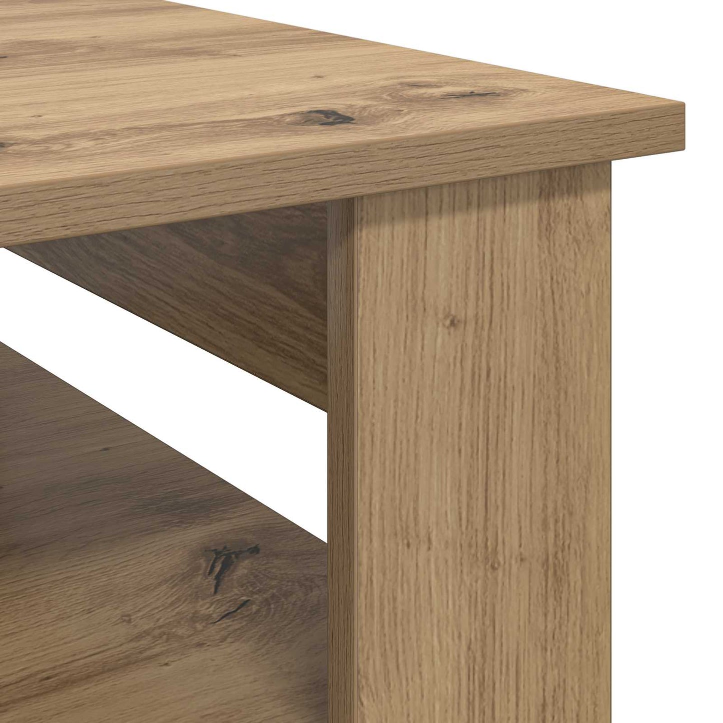 Tavolino da salotto Rovere artigianale 96 x 54 x 44 cm | homemem39