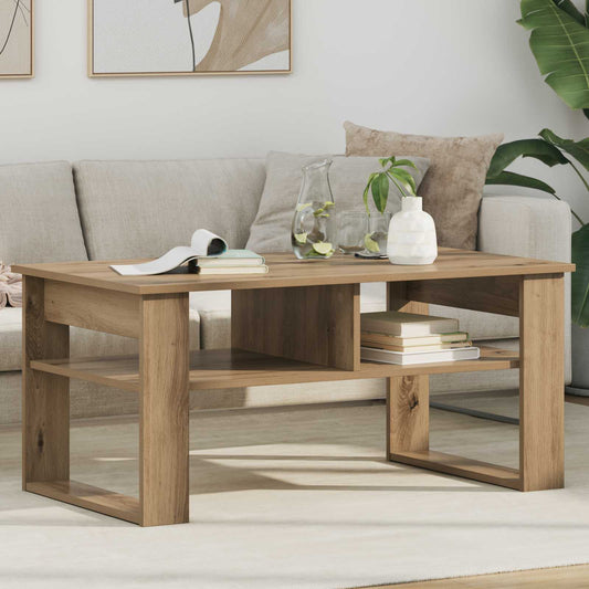 Tavolino da salotto Rovere artigianale 96 x 54 x 44 cm | homemem39