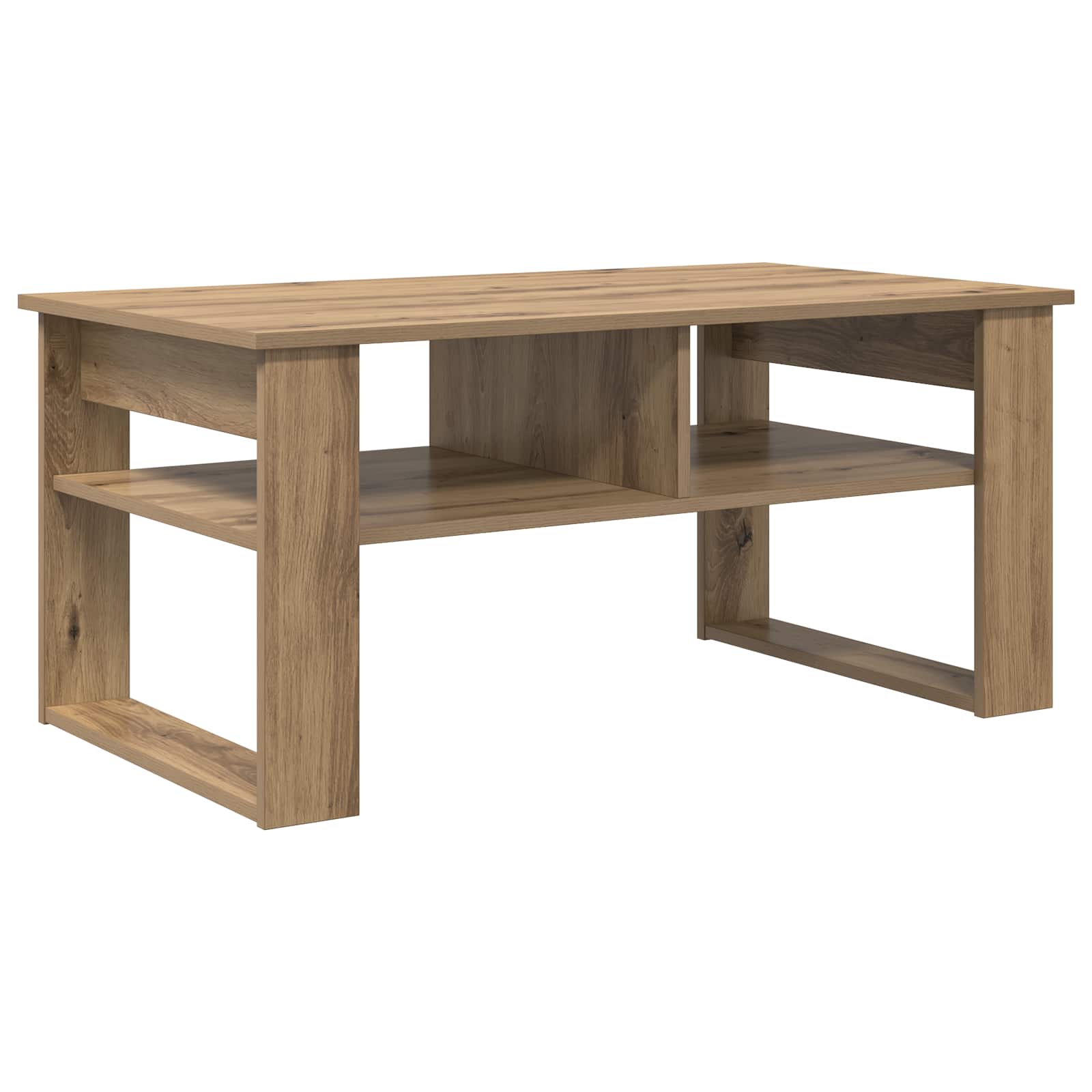 Tavolino da salotto Rovere artigianale 96 x 54 x 44 cm | homemem39