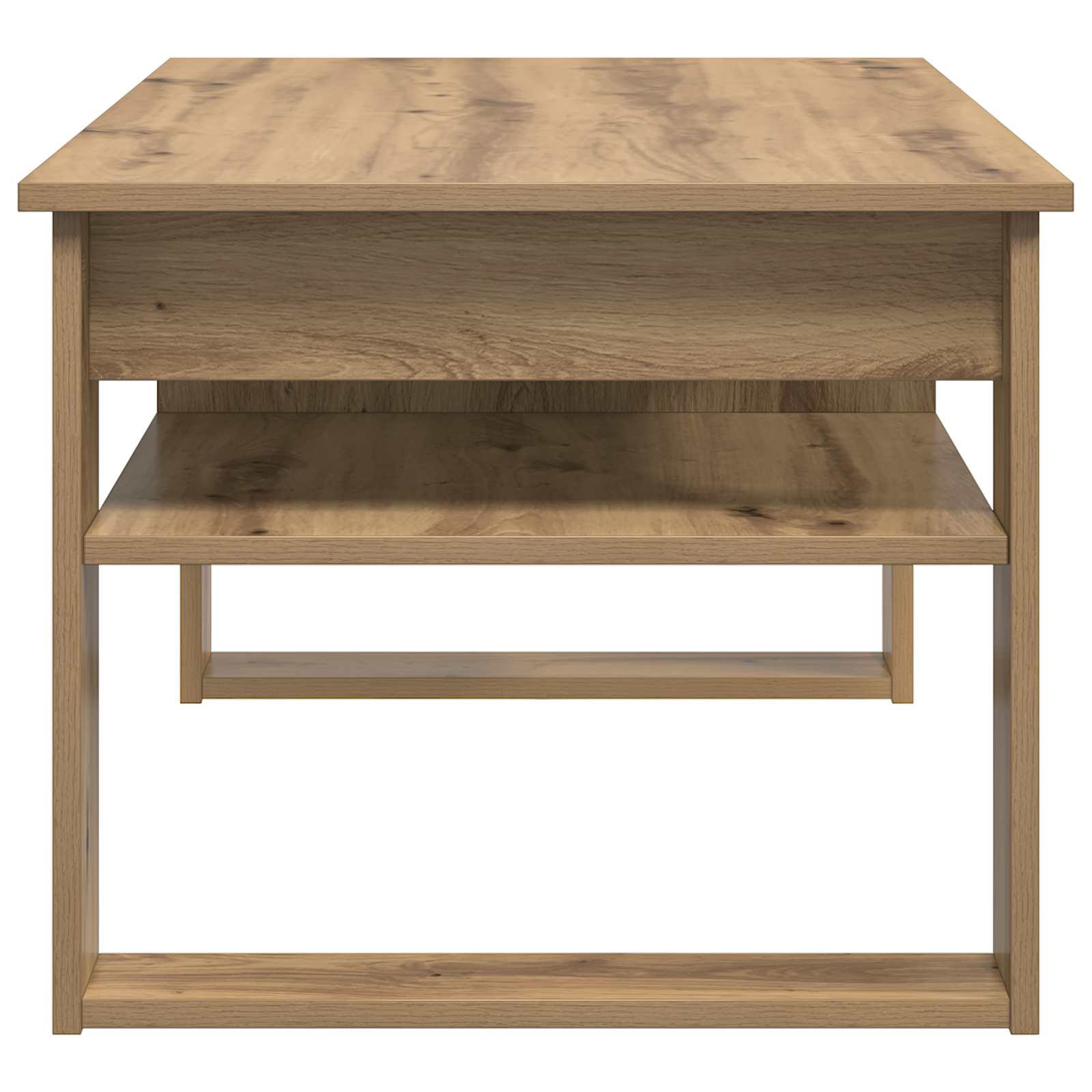 Tavolino da salotto Rovere artigianale 96 x 54 x 44 cm | homemem39