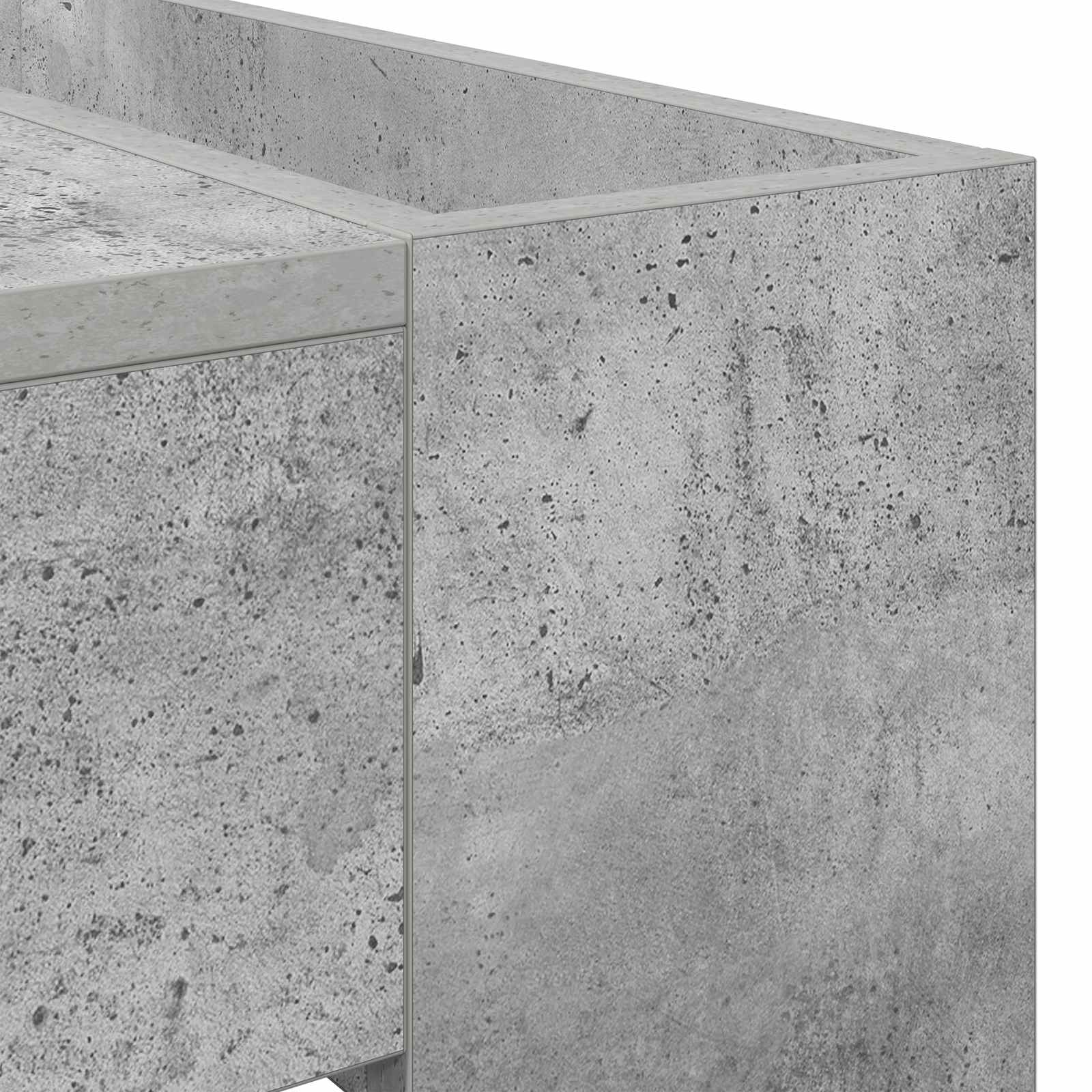 Tavolino da salotto Grigio cemento 110 x 50 x 41 cm | homemem39