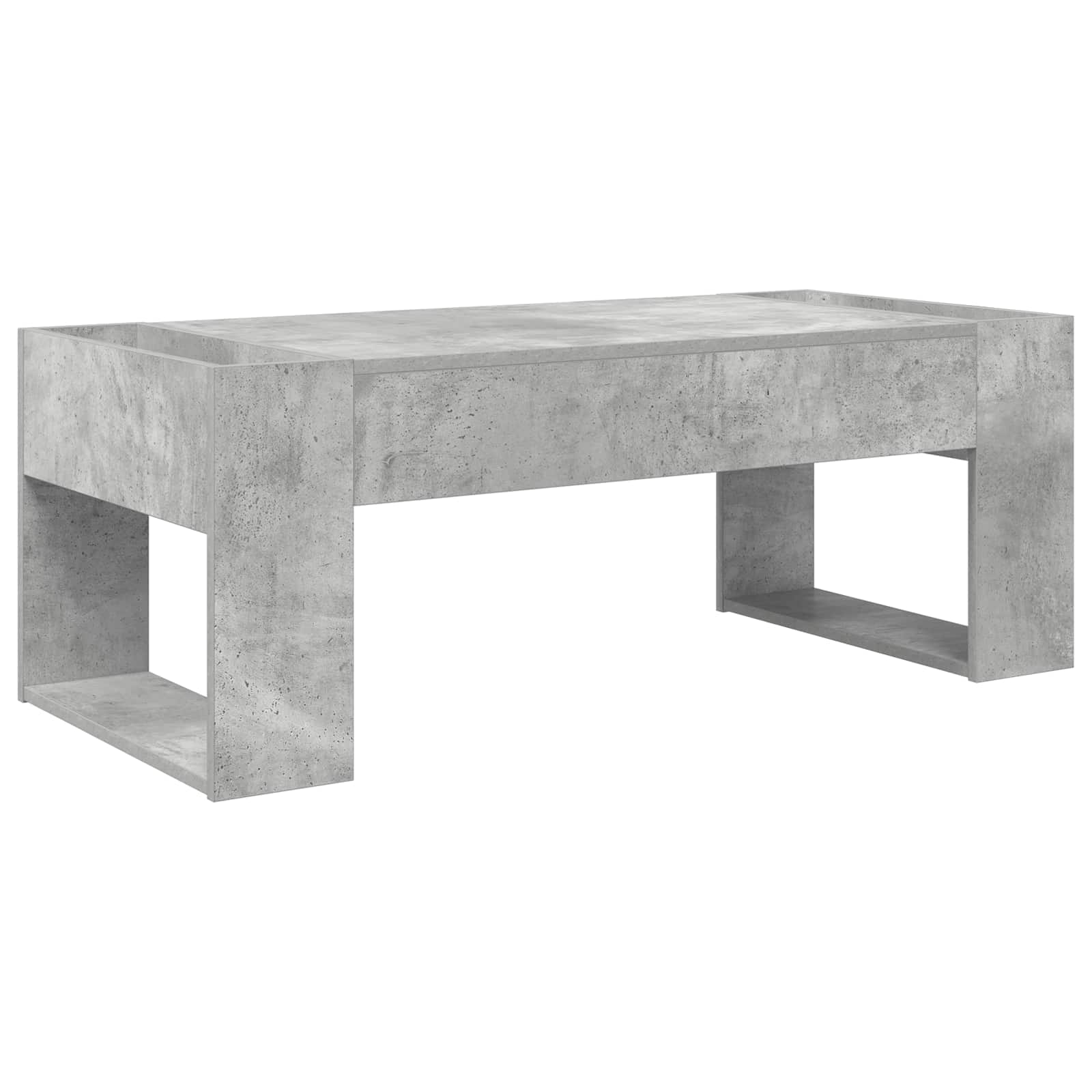 Tavolino da salotto Grigio cemento 110 x 50 x 41 cm | homemem39