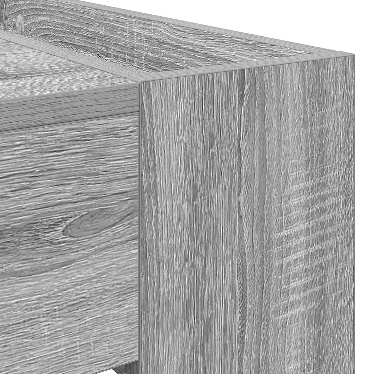 Tavolino da salotto Grigio Sonoma 110 x 50 x 41 cm | homemem39