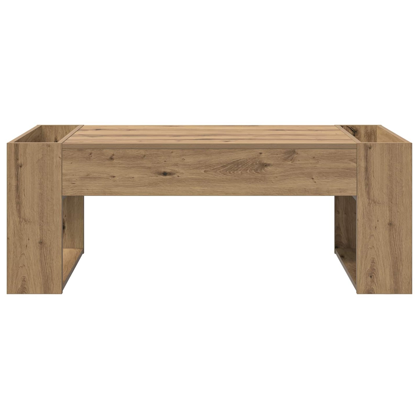 Tavolino da salotto Rovere artigianale 110 x 50 x 41 cm | homemem39