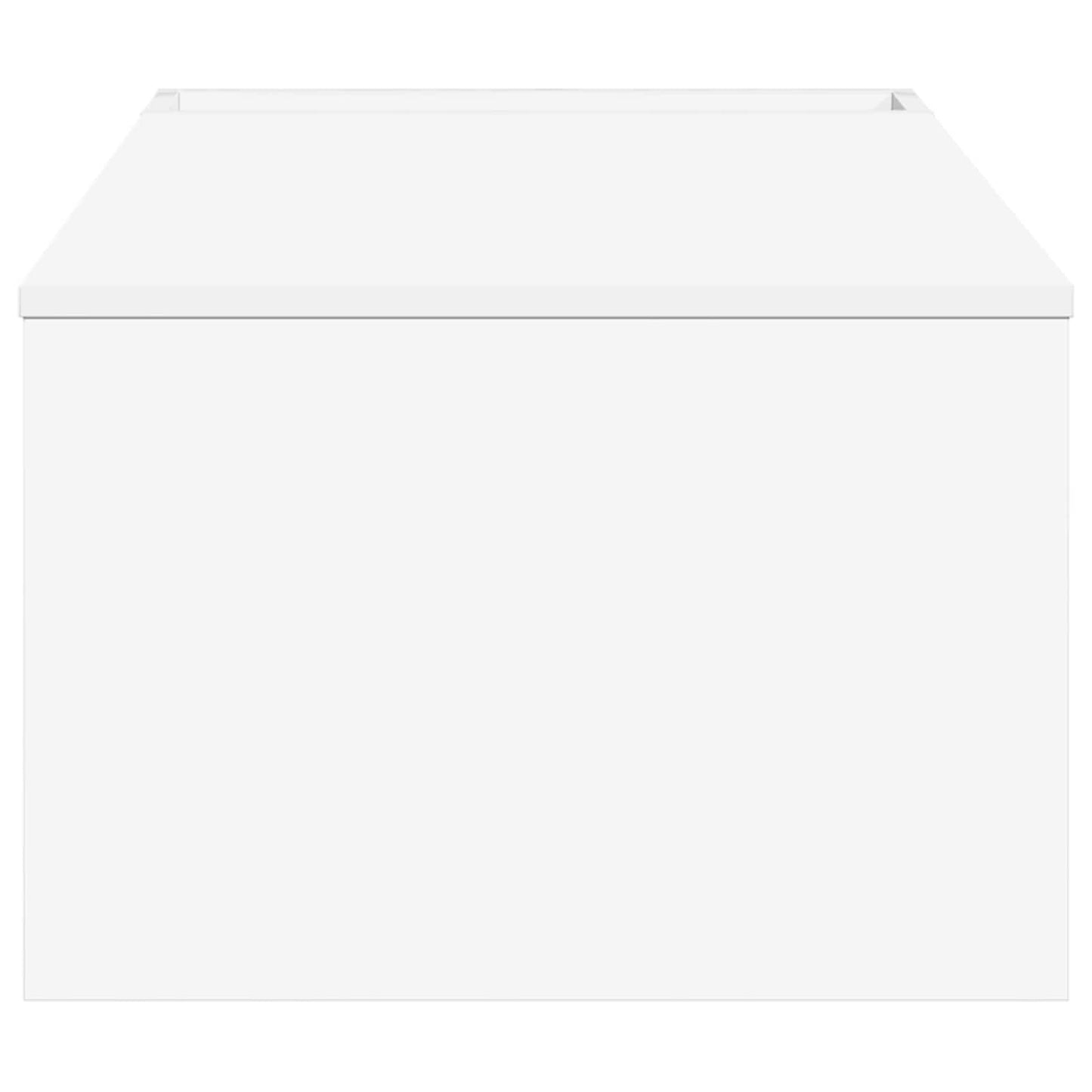 Tavolino da salotto Bianco 95 x 50 x 34 cm Legno multistrato | homemem39