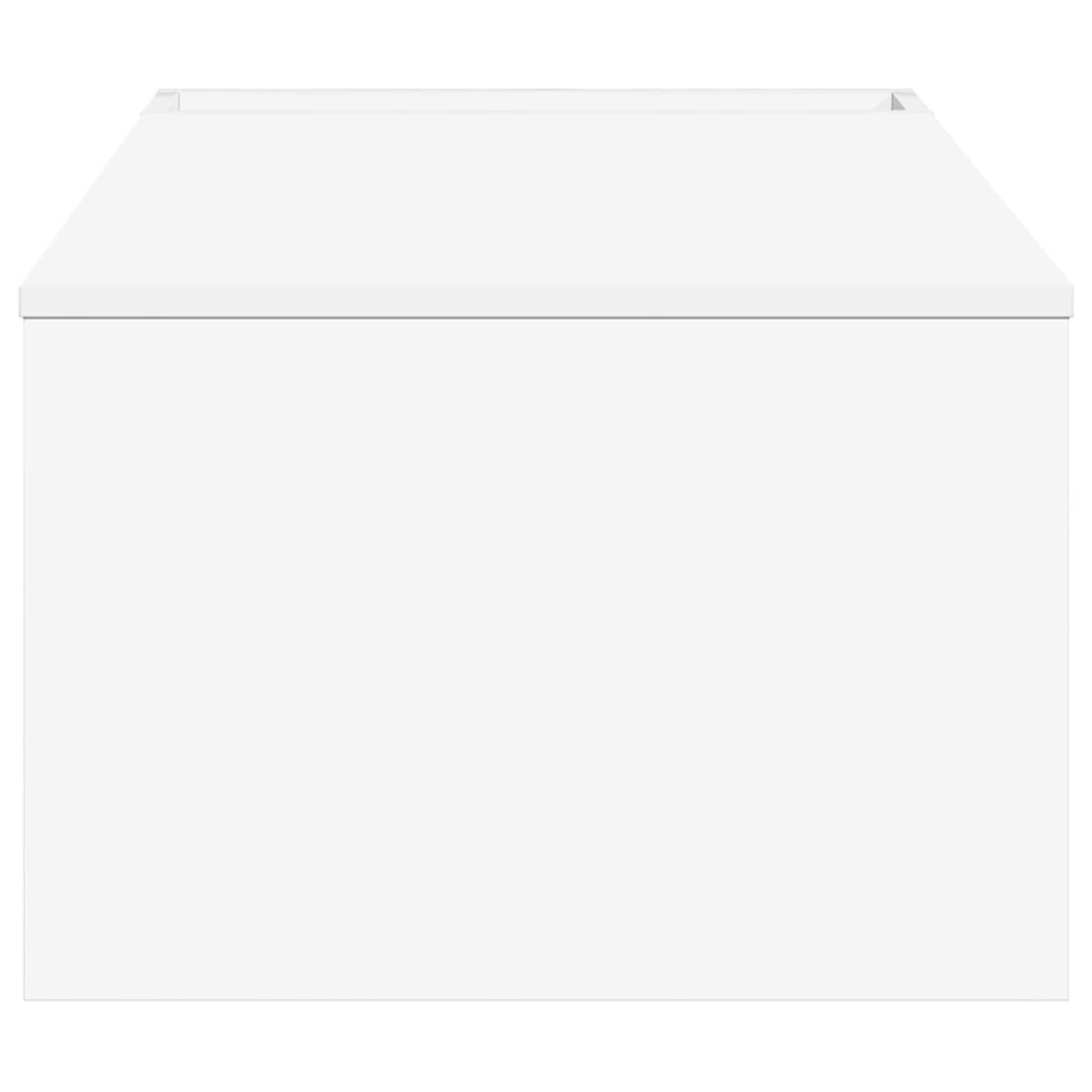 Tavolino da salotto Bianco 95 x 50 x 34 cm Legno multistrato | homemem39