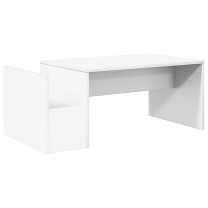 Tavolino da salotto Bianco 90 x 45 x 35 cm Legno multistrato