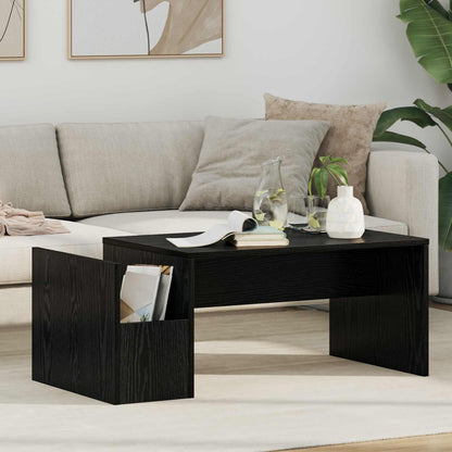 Tavolino da salotto Rovere Nero 90 x 45 x 35 cm