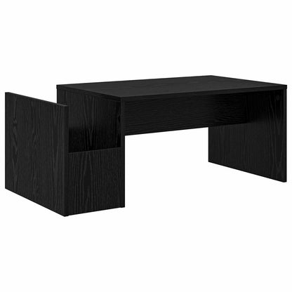 Tavolino da salotto Rovere Nero 90 x 45 x 35 cm | homemem39