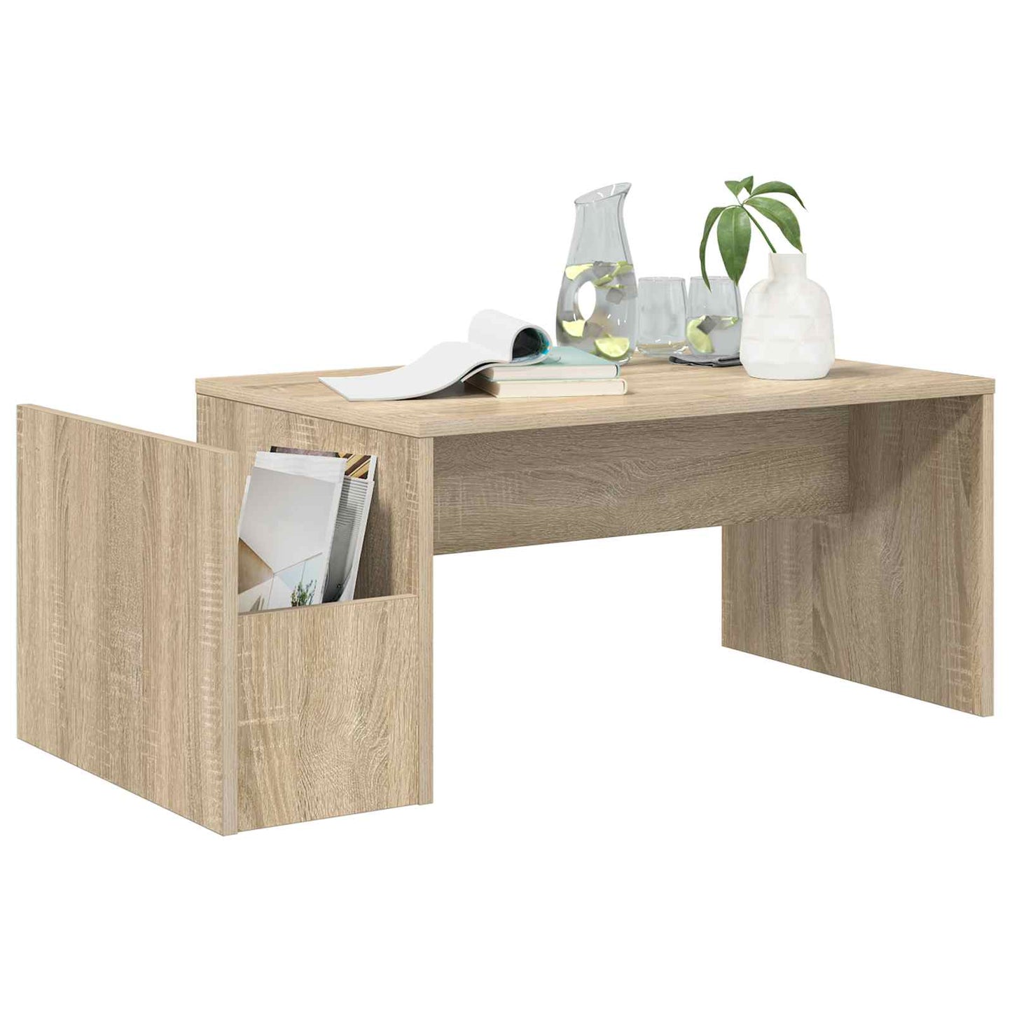 Tavolino da salotto Rovere Sonoma 90 x 45 x 35 cm | homemem39