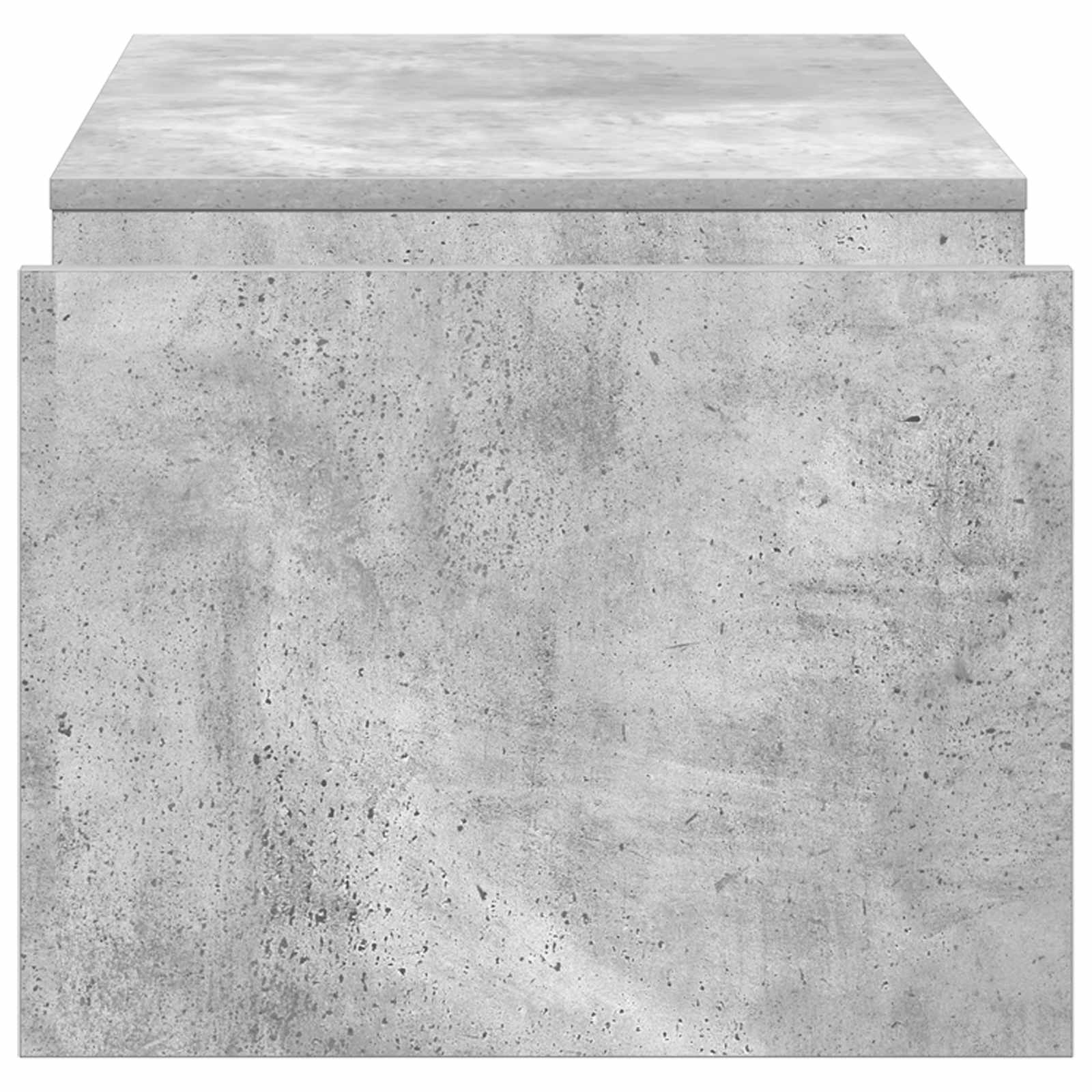Tavolino da salotto Grigio cemento 90 x 45 x 35 cm | homemem39