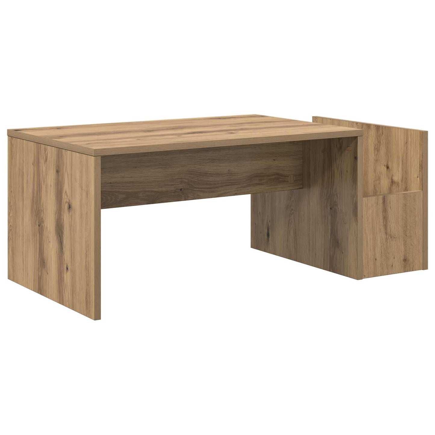 Tavolino da salotto Rovere artigianale 90 x 45 x 35 cm | homemem39