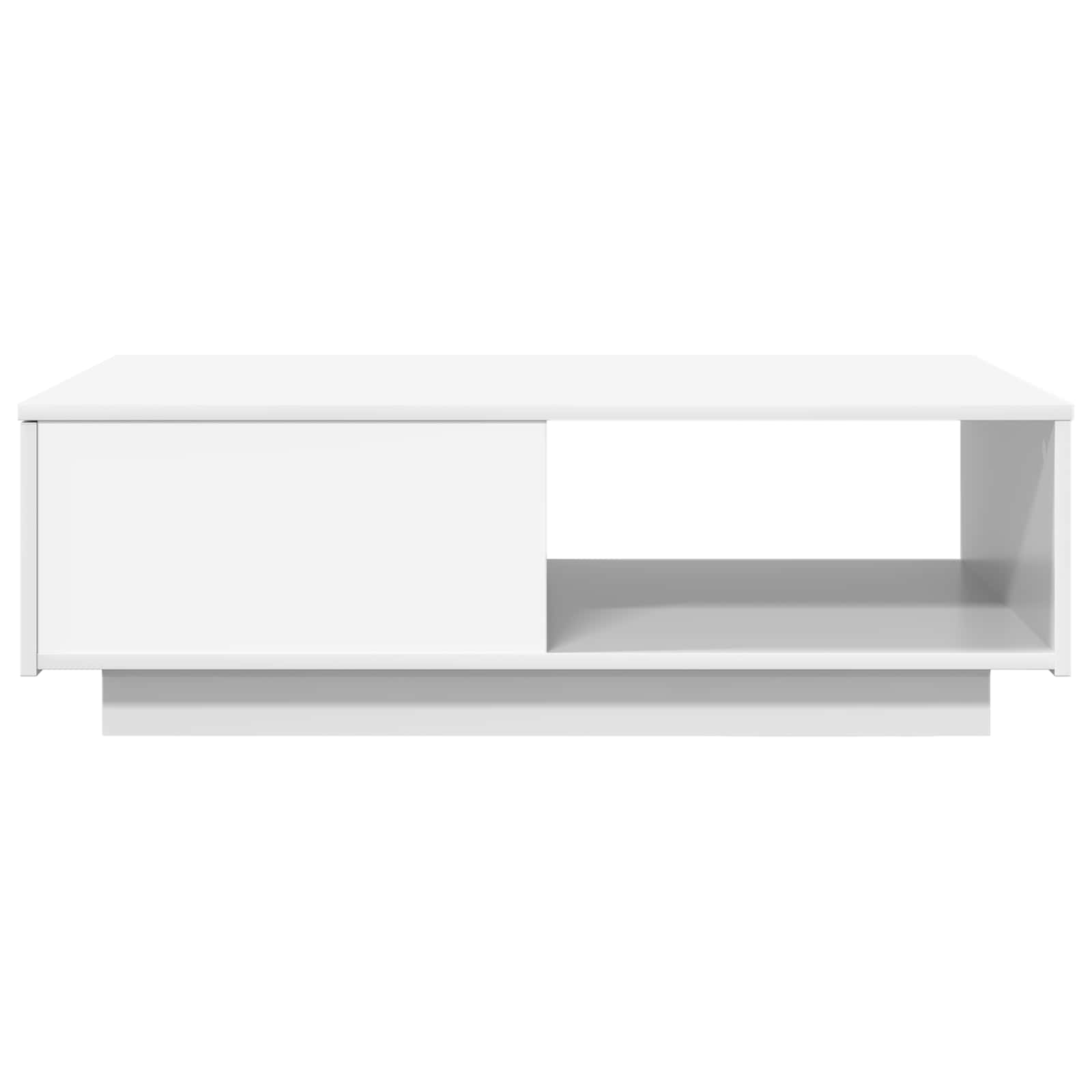 Tavolino da salotto Bianco 95 x 55 x 31 cm Legno multistrato | homemem39