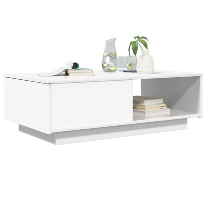 Tavolino da salotto Bianco 95 x 55 x 31 cm Legno multistrato | homemem39