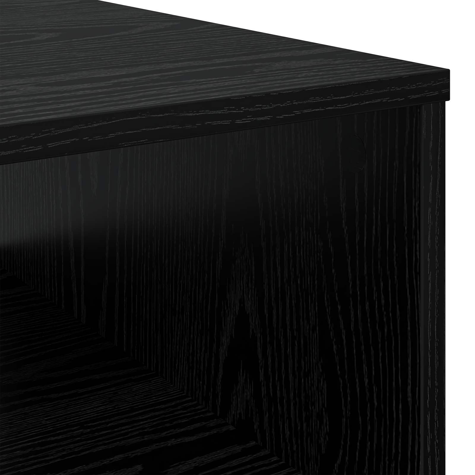 Tavolino da salotto con cassetto Rovere Nero 95 x 55 x 31 cm | homemem39