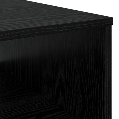 Tavolino da salotto con cassetto Rovere Nero 95 x 55 x 31 cm