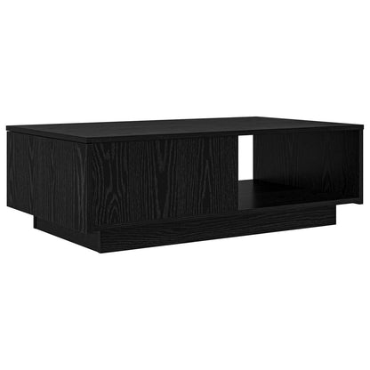 Tavolino da salotto con cassetto Rovere Nero 95 x 55 x 31 cm | homemem39