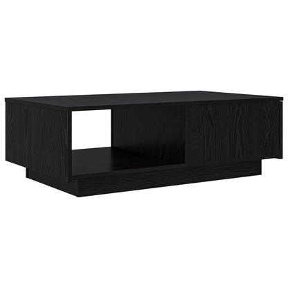 Tavolino da salotto con cassetto Rovere Nero 95 x 55 x 31 cm | homemem39