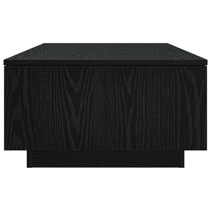 Tavolino da salotto con cassetto Rovere Nero 95 x 55 x 31 cm | homemem39