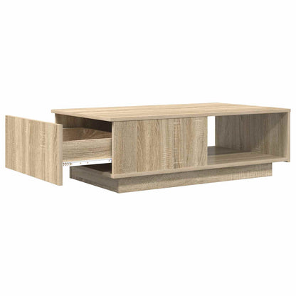 Tavolino da salotto con cassetto Rovere Sonoma 95 x 55 x 31 cm | homemem39